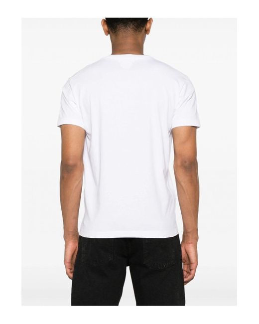 DSquared² White Cool Fit V Neck Classic T Shirt for men