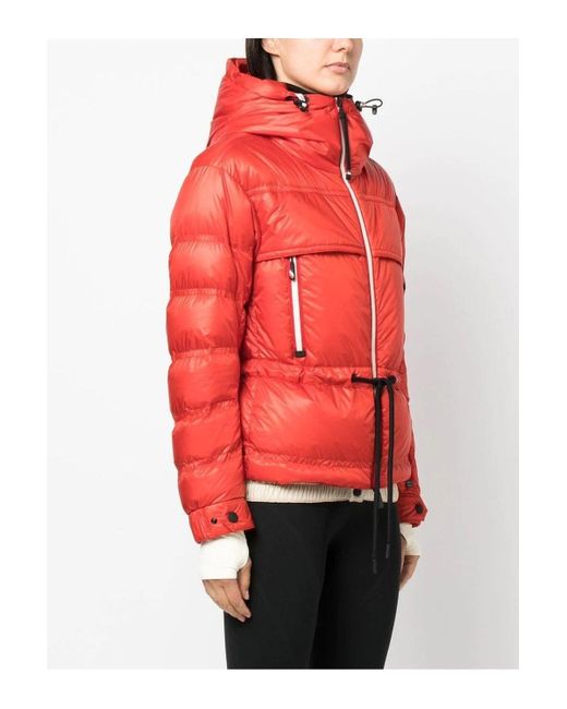 3 MONCLER GRENOBLE Red Women's Theys Jacket