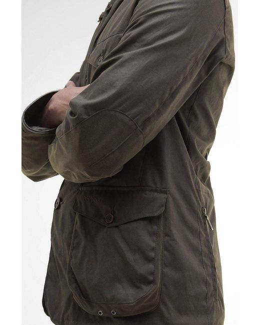 Barbour Black Beacon Sports Waxjacket for men