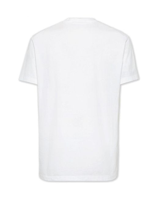 DSquared² White Cool Fit Tee for men