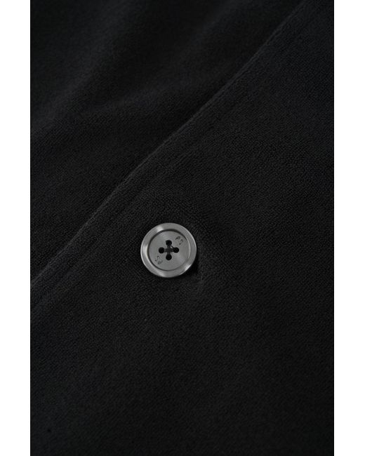 Paul Smith Black Short Sleeved Toweling Striped Shirt for men