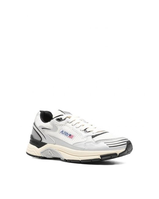 Autry White Hyperway Low Mv03 Sneakers for men