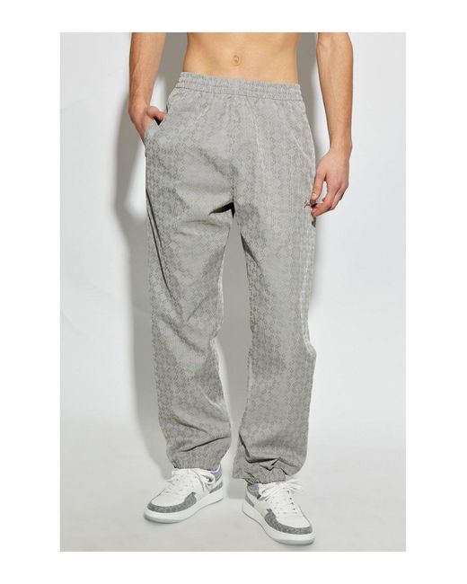 Givenchy Gray Monogram Track Pants for men