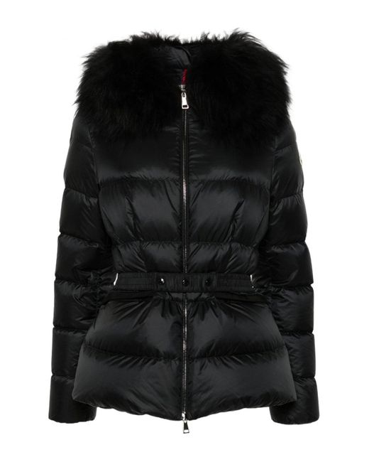 Moncler Black Boed Padded Hooded Jacket