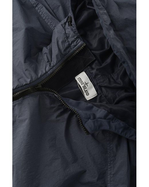 Stone Island Blue Hooded 4100001 Jacket for men