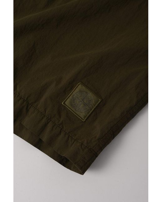 Stone Island Green Ghost B100002 Shorts for men