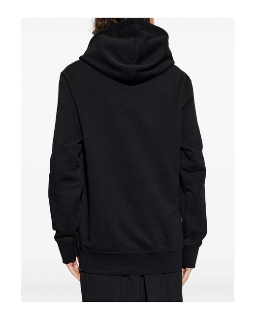 McQueen Blue Lace Skull Hooded Top for men