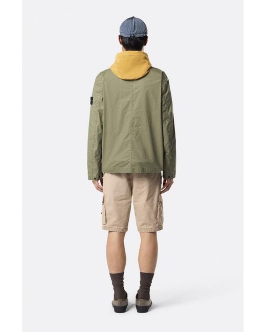 Stone Island Green S0290 Compass Jacket for men