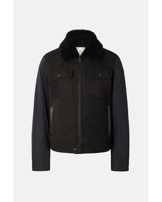 Moncler Black Zerique Jacket for men