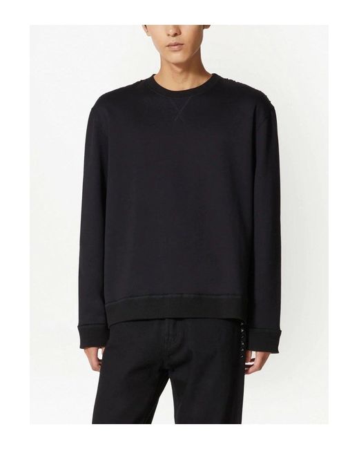 Valentino Black Untitled Sweatshirt for men