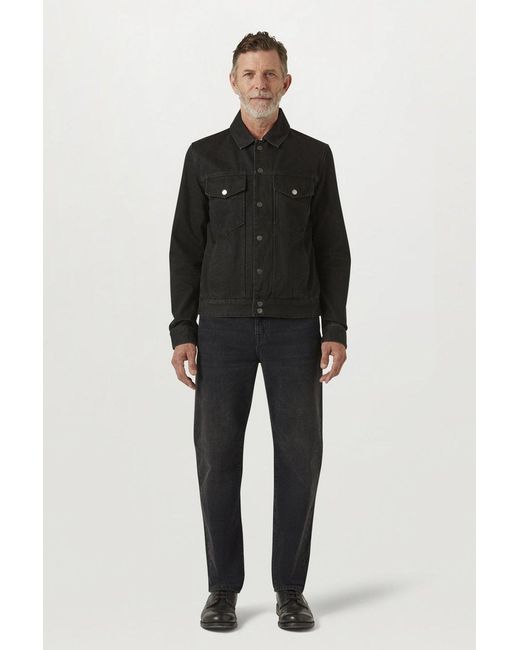 Belstaff Black Piston Trucker Jacket for men