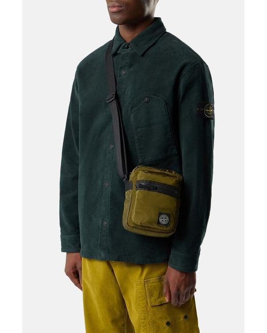 Stone Island White X Body 9200015 Bag for men