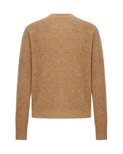 AMI Natural Ami Crewneck Sweater for men