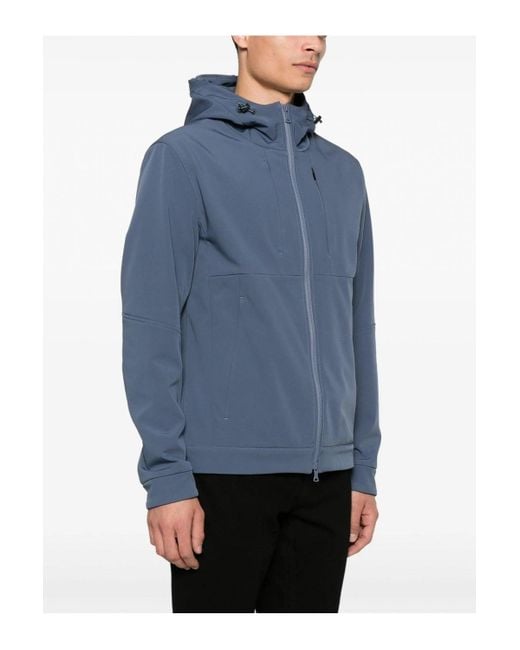 Paul & Shark Blue Re Shark Shell Jacket for men
