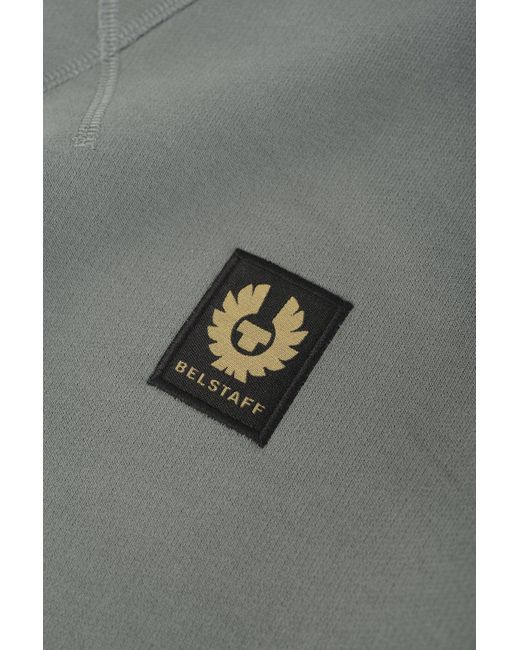 Belstaff Gray Patch Logo Sweatshirt for men