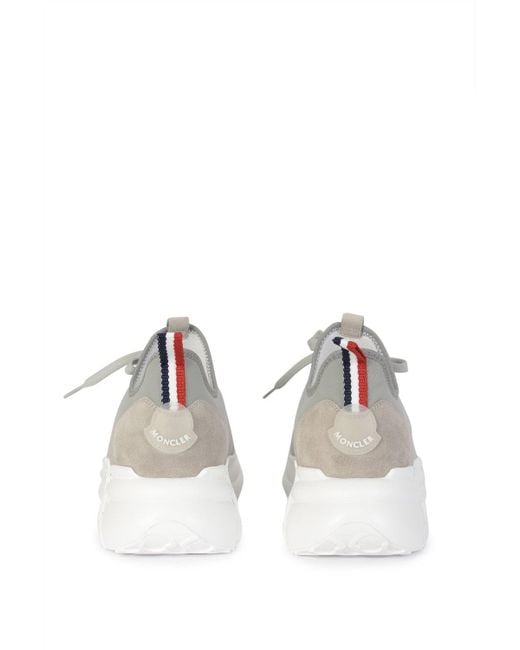 Moncler White Lunarove Low Top Sneakers for men