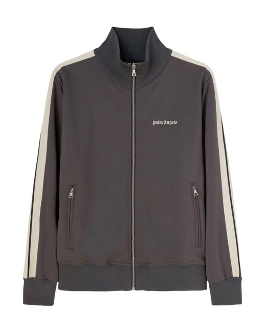 Palm Angels New Classic Track Jacket Grey in Black for Men Lyst UK