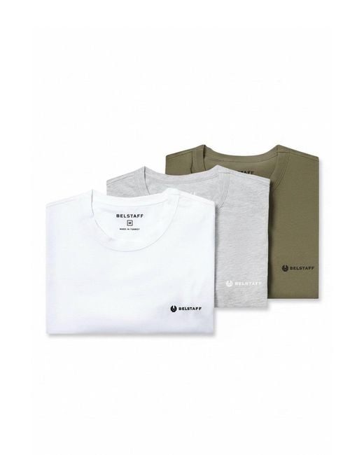 Belstaff Multicolor Squd 3 Pack T Shirts for men