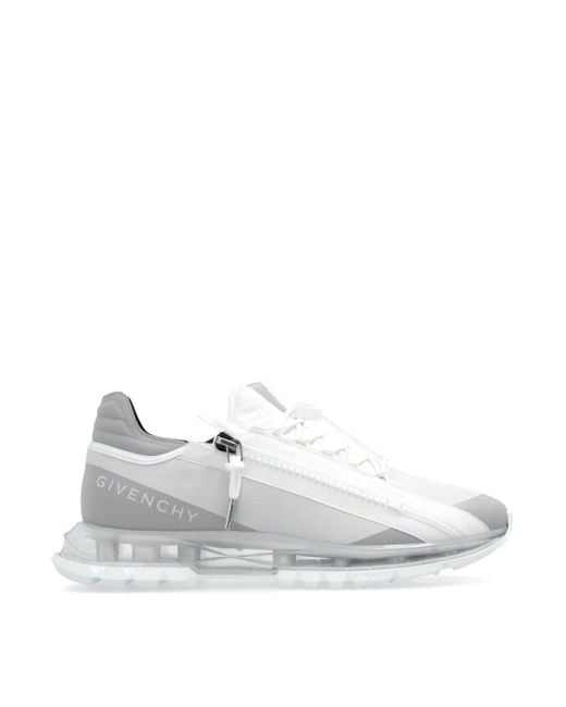 Givenchy White Spectre Zip Sneakers for men