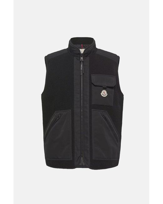 Moncler Black Lenevra Gilet for men
