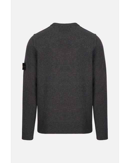 Stone Island Gray Crew Neck 5100072 Sweater for men