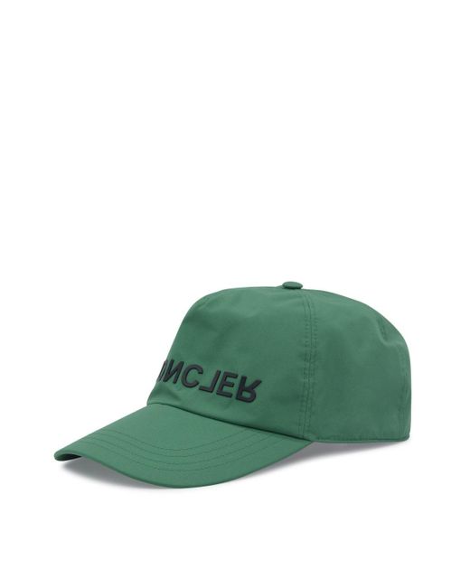 3 MONCLER GRENOBLE Green Baseball Cap