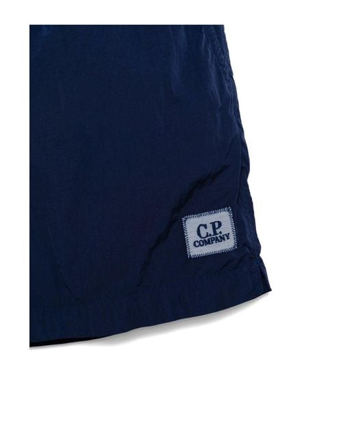 C P Company Blue Eco Chrome R Swimshorts for men