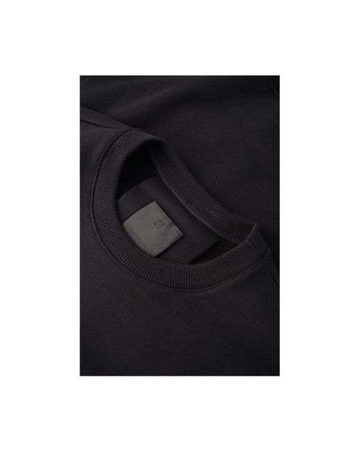 Givenchy Black Branded Cotton Sweatshirt for men