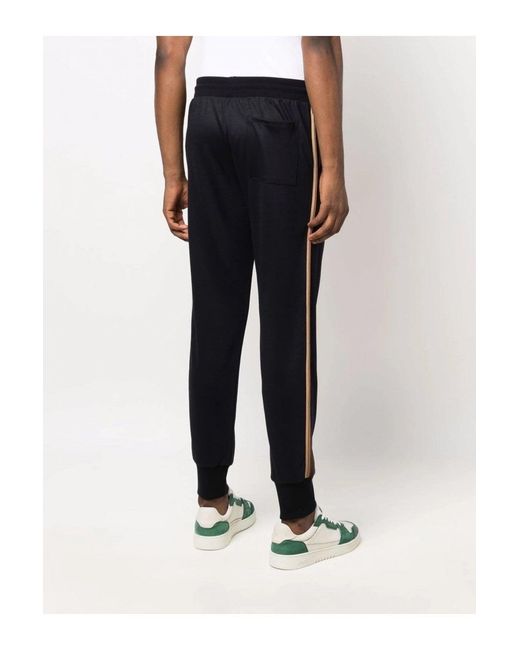 Paul Smith Blue Taped Seam Slim Leg JOGGERS for men