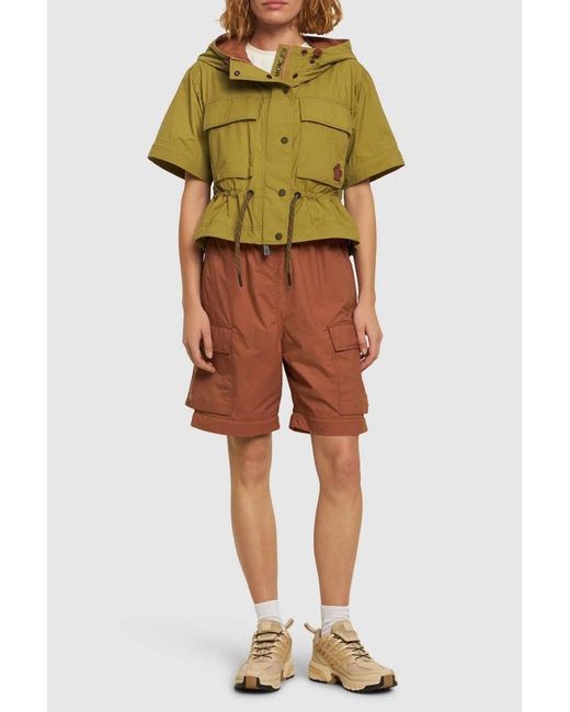 Moncler Brown Cuffed Cargo Pants