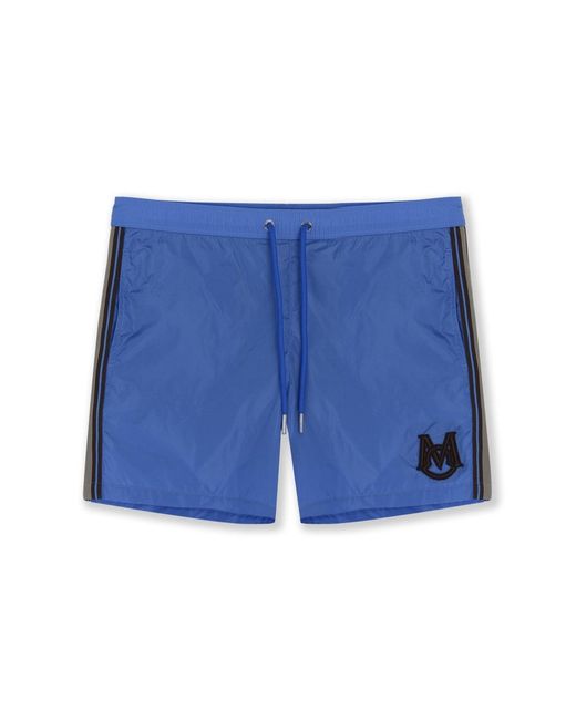 Moncler Blue Branded Swimshorts for men