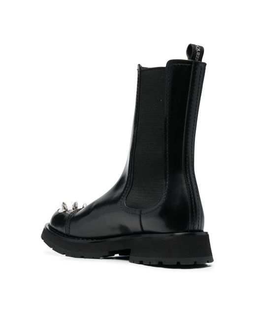 Alexander McQueen Black Low Boots for men