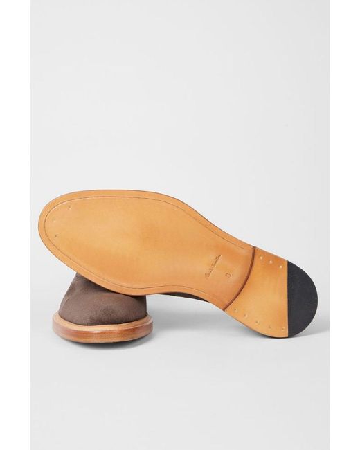 Paul Smith Brown Balthazar Suede Shoes for men