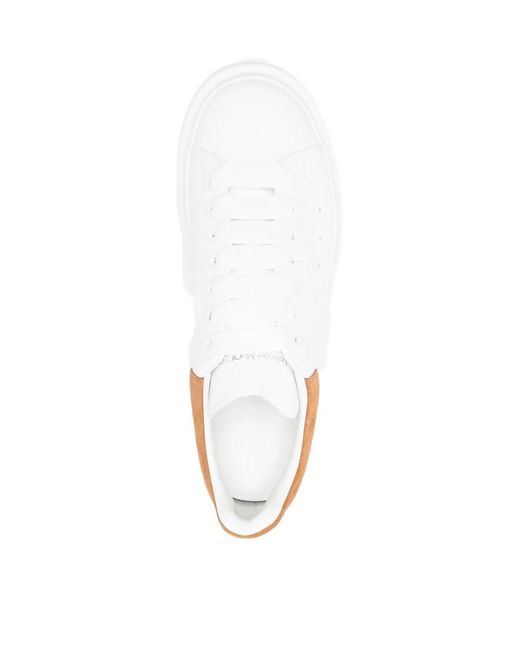 McQueen White Oversized Sole Sneakers for men