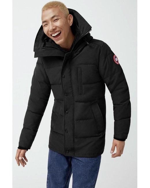 Canada Goose Black Carson Parka Fusion Fit With Fur for men
