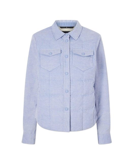 Moncler Blue Nangy Shirt Jacket