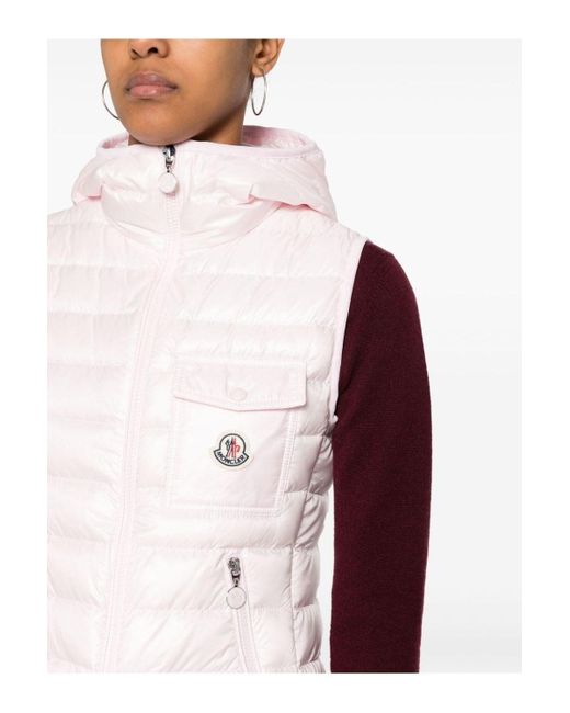 Moncler Pink Glygos Vest