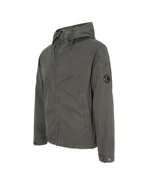 C P Company Gray Micro Reps Jacket for men