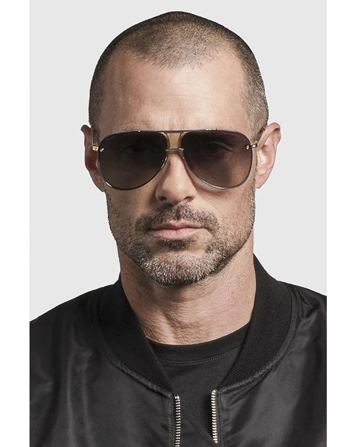 Dita Eyewear Gray Decade Two Sunglasses for men