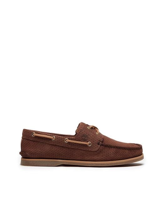 Timberland Brown Lake House Classic 2-eye Boat Shoe for men