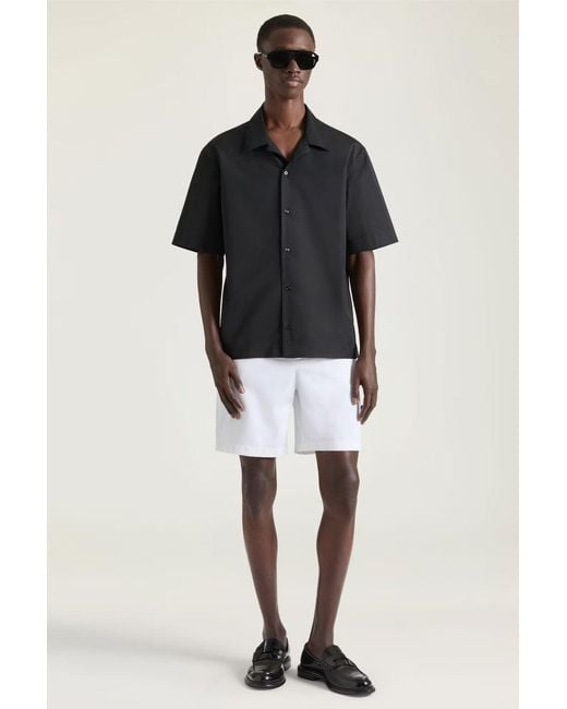 Givenchy Black Branded Bowling Shirt for men