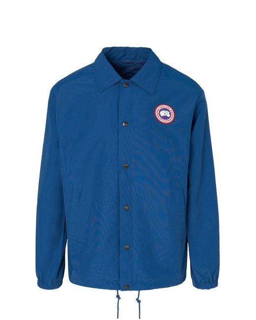 Canada Goose Blue Regency Jacket Oxford for men
