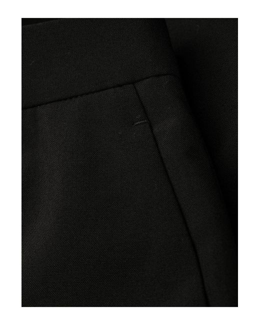 Valentino Black Tailoring Wool Trousers for men