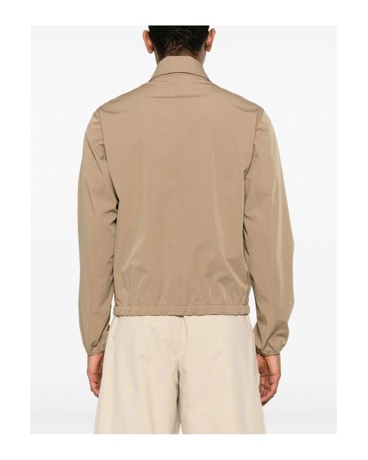 Moncler Natural Evandro Zip-Up Jacket for men