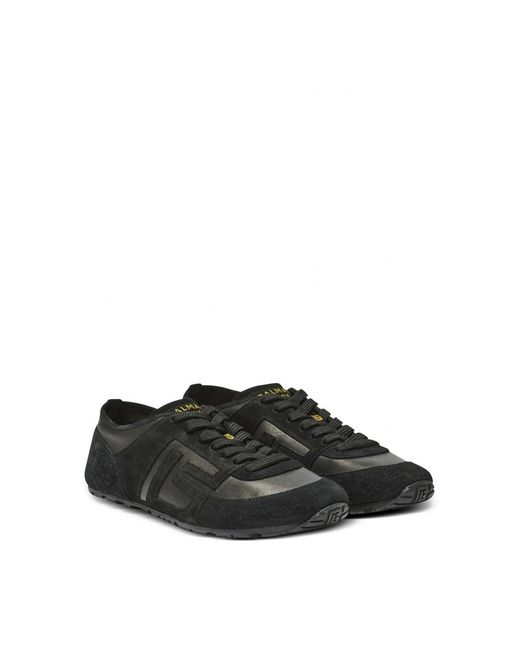 Balmain Black Sneakers Racer 45 for men