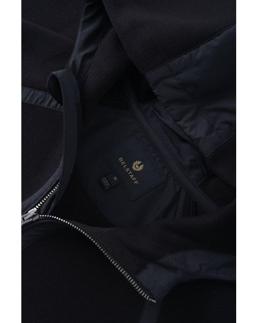 Belstaff Black View Hooded Top for men