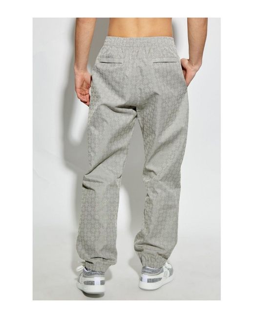 Givenchy Gray Monogram Track Pants for men