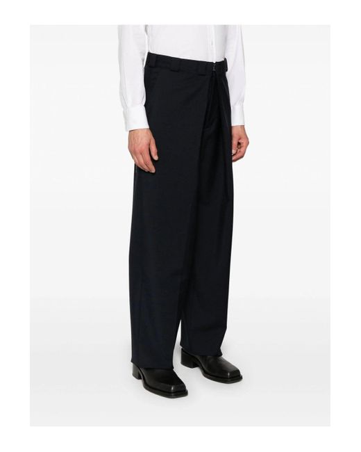 Givenchy Black Mohair Wool Mix Trousers for men