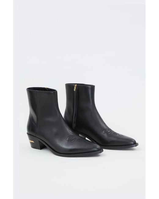 Amiri Black Leather Ma Pointy Boot for men