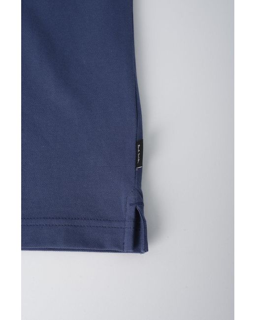 Paul Smith Blue Ps Button Thru Polo for men
